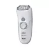 Epilator 40 Pensete,  5 Duze,  2 Trepte de viteza,  Alb BRAUN Silk-epil 7 - 7561 