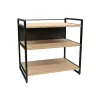 Полка PAL melaminat,  Metal,  Stejar laptos,  Gri DP Imprimanta 74 x 50 x 74