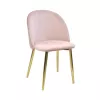 Scaun Metal,  Stofa,  Roz DP Maya 46 x 57 x 83