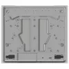 Plita incorporabila cu gaz 4 arzatoare,  Arzator Wok,  Inox,  Aprindere electrica,  Alb, Negru GORENJE GW 642 AXW 