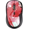 Mouse Wireless Trust Yvi Red Brush, 8m 2.4GHz, Micro receiver, 800-1600 dpi, 4 button, Rubber sides for comfort and grip, USB