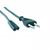 Power cord - 1.8m - Cablexpert PC-184/2,  1.8 m,  EU 2 pin input plug,  Black 