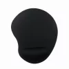 Mouse Pad Gembird MP-ERGO-01, 240 × 200 × 4mm, Cloth, Gel wrist support, Black