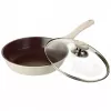 Сковорода с крышкой 24 cm,  Aluminiu turnat,  Acoperire interna antiaderenta  Maestro Mr-1213-26 