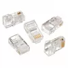 Conector RJ45  GEMBIRD Modular plug 8P8C for solid LAN cable 100 pcs,  bag