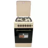 Aragaz combinat 60 l,  4 arzatoare,  Aprindere electrica,  Curatare traditionala,  50 cm,  Bej Eurolux TE-5640ICBGR 