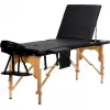 Masa de masaj Trei sectiuni,  Negru BodyFit 456 