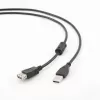 Кабель USB  Cablexpert CCF-USB2-AMAF-10 AM,  AF,  3.0 m,  USB2.0 Premium quality with ferrite core