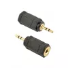 Кабель аудио  Cablexpert A-3.5F-2.5M Audio adapter 3-pin*2.5 mm jack to 3-pin*3.5 mm socket