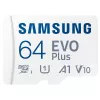 MicroSD  64GB (Class 10, UHS-I (U1), SD adapter) Samsung EVO Plus MB-MC64KA (R:130MB/s)