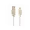 Кабель USB  Cablexpert CC-USB2B-AMmBM-2M-PW 2m,  Purple,  White,  USB 2.0 A-plug to Micro-USB plug,  blister