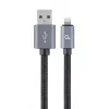 Cablu USB  Cablexpert CCB-mUSB2B-AMLM-6 1.8m,  Black,  Professional series,  USB 2.0 A-plug to 8-pin,  blister