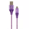 Кабель USB  Cablexpert CC-USB2B-AMLM-2M-PW 2m,  Purple,  White,  USB 2.0 A-plug to 8-pin,  blister