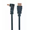 Cablu video  GEMBIRD CC-HDMI490-6 1.8 m,  HDMI v.1.4 90 degrees,  male-male,  Black cable with gold-plated connectors,  Bulk packing