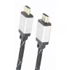 Cablu video  GEMBIRD CCB-HDMIL-7.5M 7.5m,  male-male,  Select Plus Series,  High speed HDMI cable with Ethernet,  Supports 4K UHD resolutions at 60 Hz,  Durable nylon braiding and premium style connectors