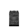 Aragaz combinat 55 l,  4 arzatoare,  Grill,  Timer,  Curatare traditionala,  60 cm,  Negru cu desen mramura Gefest 6502-04 0053 