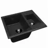 Chiuveta Granit compozit Dr.Gans Astra Negru 62 x 51