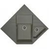 Мойка  Quartz, Negru Florentina BOMBAY 90 x 90