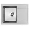 Chiuveta Cuart, Inox Florentina COMBI 650 Jasmin 65 x 48
