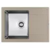 Chiuveta Cuart, Inox Florentina COMBI 650 Nisip 65 x 48