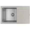 Chiuveta Quartz, Inox, Gri Florentina COMBI 780 78 x 48
