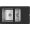 Chiuveta Quartz, Inox, Antracit Florentina COMBI 860K  86 x 51