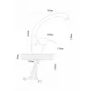 Baterie pentru chiuveta Brun, Terracota Dr.Gans RONDO  