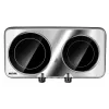 Plita de masa 2 arzatoare,  Control mecanic,  Inox MPM MPM MKE-20 