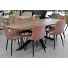 Стол PAL melaminat, Metal, Wenge, Negru DP Omega  240 x 90 x 77