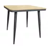 Masa Lemn,  Metal,  Stejar laptos,  Negru DP Terasa Tulip 80 80 x 80 x 75