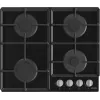 Plita incorporabila cu gaz 4 arzatoare,  Aprindere electrica,  Sticla calita,  Negru GORENJE GT641EXB 