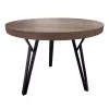 Masa cafea PAL melamint,  Metal,  Wenge,   DP Tokyo Rotunda 60 x 60 x 40