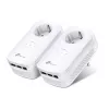 Adaptor de retea Powerline Adapter,  AV1300,  2x2MIMO,  3xGbit Port,  Passthrough TP-LINK TL-PA8030P KIT 