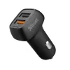 Incarcator masina  TRUST Qmax 30W Ultra-Fast Dual USB Car Charger with QC3.0 Fast-charge with up to 12W power or ultra-fast charge with 18W power and QuickCharge 3.0,  Total output power (max): A,  W 30