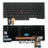 Клавиатура для ноутбука  LENOVO ThinkPad E480 L480 T480S w/trackpoint w/Backlit ENG/RU Black 