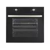 Cuptor electric incorporabil 75 l, 3 functii, Grill, Curatare traditionala, Negru Eurolux OVEM-603MBK A