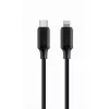 Cablu USB Type-C to 8-pin (Lightning) Cablexpert CC-USB2-CM8PM-1.5M Connectors: USB type-C (male), 8-pin (male) Black