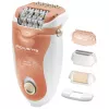 Epilator 24 pinsete, 4 duze, 2 viteze, Alb, Coral Rowenta EP5720F1 