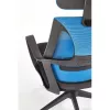 Офисное кресло Plastic, Stofa, Plasa acrilica, Tilt, Albastru, Negru AG VALDEZ 64 x 60 x 116-122