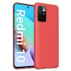 Чехол 6.5" HELMET Case Liquid Silicon Redmi 10, Red 