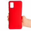 Чехол 6.5" HELMET CASE LIQUID SILICON SAMSUNG A03S, RED 
