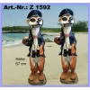 Decor  Figuren Discounter Suricata Capitan cu binoclu H67cm 