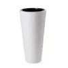 Ghiveci pentru flori  Form Plastic Diamond Slim D30 cm, H58,2 cm, V25,0 l, v5,5l , alb 