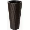 Ghiveci pentru flori  Form Plastic Slim D29,7 cm, H58,5 cm, V25 l, v5,5 l, cafeniu-inchis 