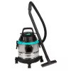 Aspirator industrial 16 kPa, 1000 W, 15 l, Gri, Negru DETOOLZ uscat umed 