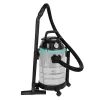 Aspirator industrial 16 kPa, 1250 W, 25 l, Gri, Negru DETOOLZ  