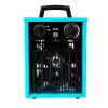 Aeroterma 3000 W, 3 trepte de putere, 30 m³, Termostat, Albastru DETOOLZ 25/2000/3000W 