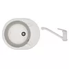 Set chiuveta de bucatarie si baterie Granit compozit, Gri Dr.Gans Berta 580 + SanDonna F 1066  58 x 47