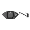 Set chiuveta de bucatarie si baterie Granit compozit, Negru Dr.Gans Gabi + SanDonna F 1066  101.5 x 51