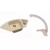 Set chiuveta de bucatarie si baterie Granit compozit, Bej Dr.Gans Gabi + SanDonna F 1069  101.5 x 51